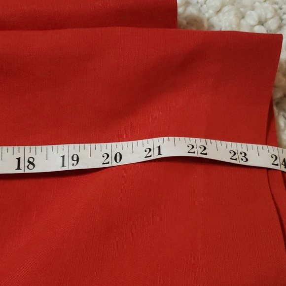 Vintage women's 2 piece skirt set (linen blend) m - Picture 4 of 7